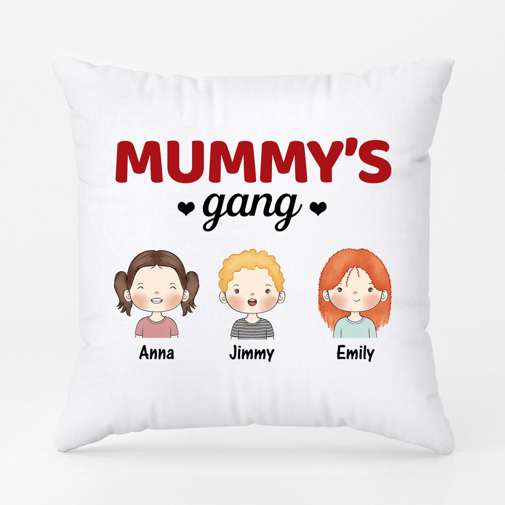 0845PUK1 Personalised Pillow Gifts Kids Grandma Mum