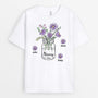0863AUK1 Personalised T shirts Gifts Flowers Grandma Mum