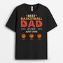 0881AUK2 Personalised T shirts Gifts Basketball Grandad Dad