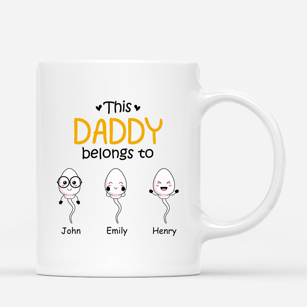 0885MUK1 Personalised Mugs Gifts Kid Grandad Dad