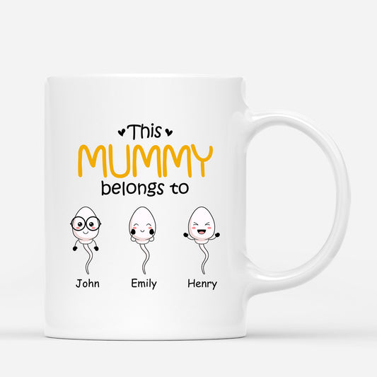 0885MUK1 Personalised Mugs Gifts Kid Grandma Mum