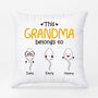 0885PUK1 Personalised Pillow Gifts Kid Grandma Mum