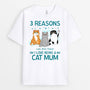 0891AUK1 Personalised T shirts Gifts Cat Cat Lovers