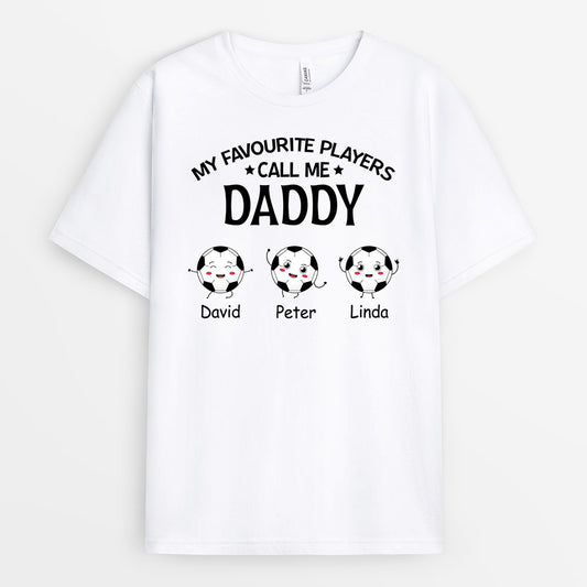 0894AUK1 Personalised T shirts Gifts Football Grandad Dad