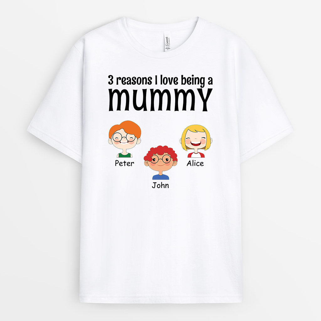 0897AUK1 Personalised T shirts Gifts Kids Grandma Mum