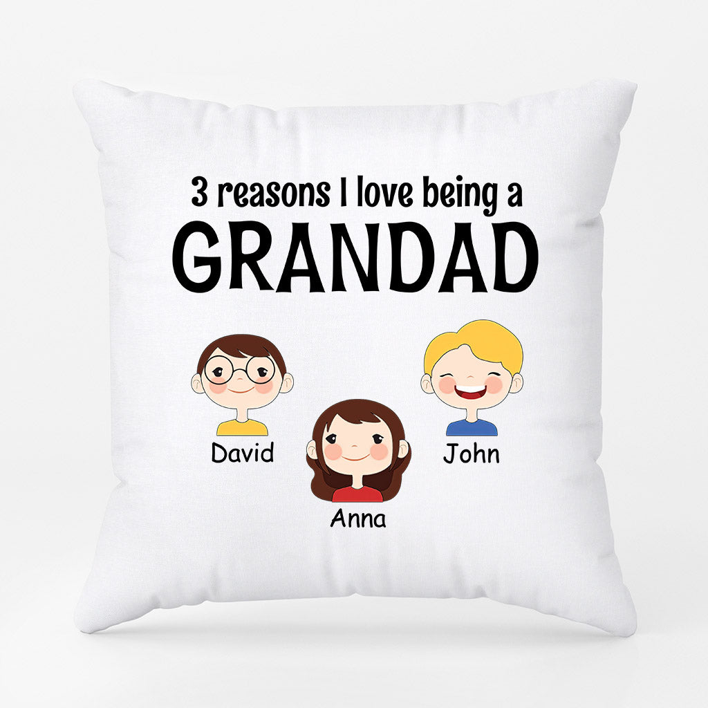 0897PUK1 Personalised Pillow Gifts Kids Grandad Dad