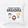 0897PUK2 Personalised Pillow Gifts Kids Grandma Mum