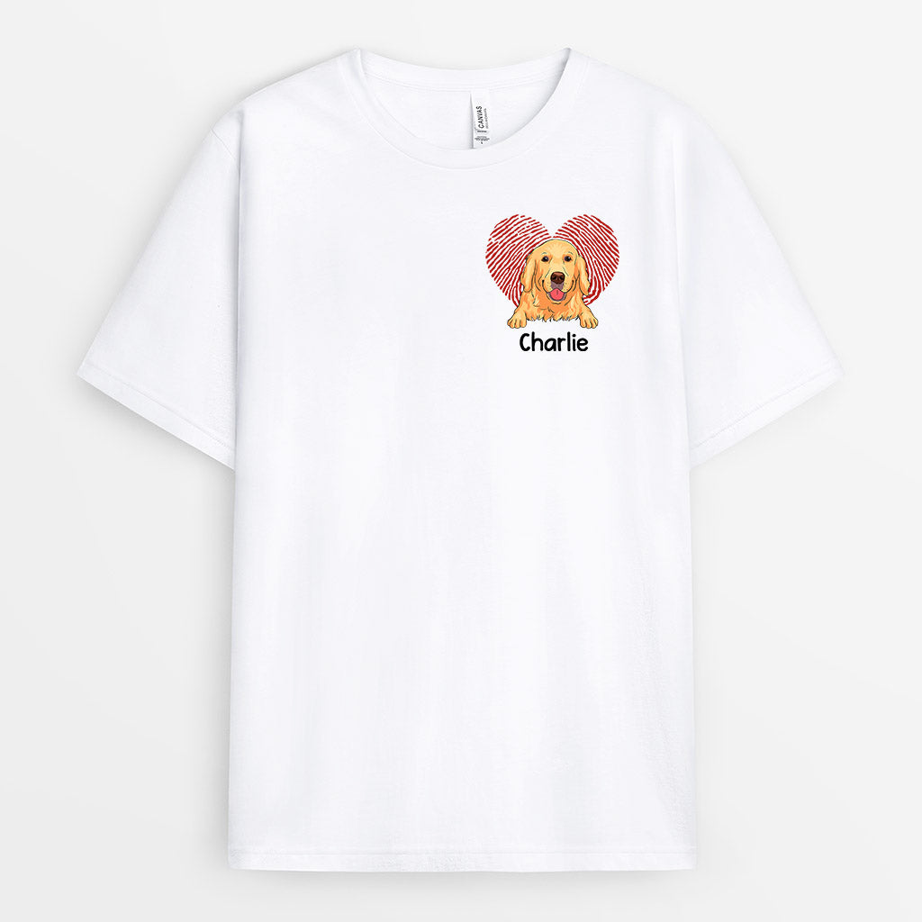 0903AUK1 Personalised T shirt Gifts Dog Dog Lovers