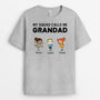 0906AUK1 Personalised T shirt Gifts Kids Grandad Dad