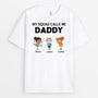 0906AUK2 Personalised T shirt Gifts Kids Grandad Dad