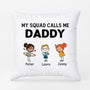 0906PUK2 Personalised Pillow Gifts Kids Grandad Dad