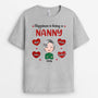 0911AUK1 Personalised T shirts Gifts Leopard Grandma Mum