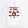 0911AUK2 Personalised T shirts Gifts Leopard Grandma Mum