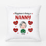 0911PUK1 Personalised Pillow Gifts Leopard Grandma Mum