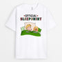 0914AUK1 Personalised T shirts Gifts Sleeping Cat Lovers