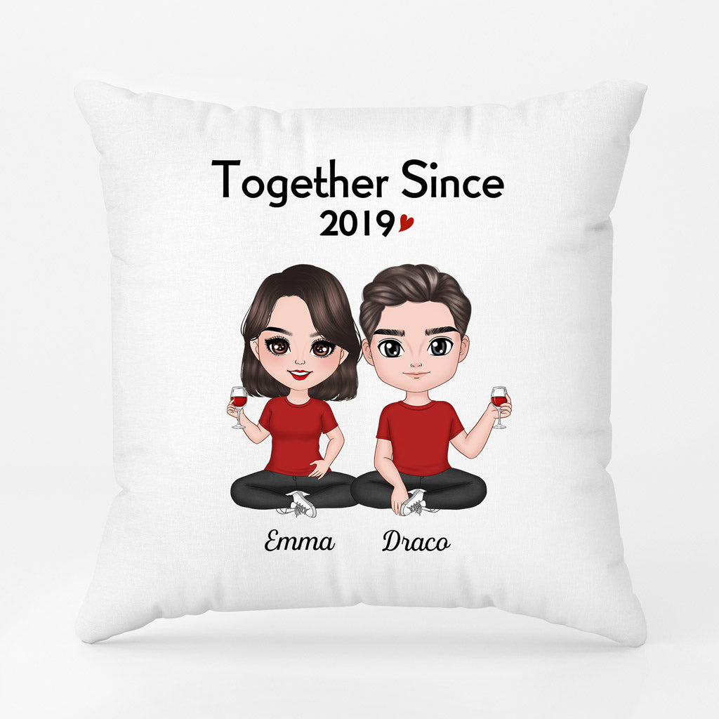 Personalized on sale anniversary pillow