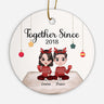 Personalised Together Since  Christmas Ornaments - Personal Chic